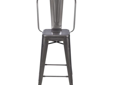 Counter Stool - High Backrest - Outdoor Online Hot Sale