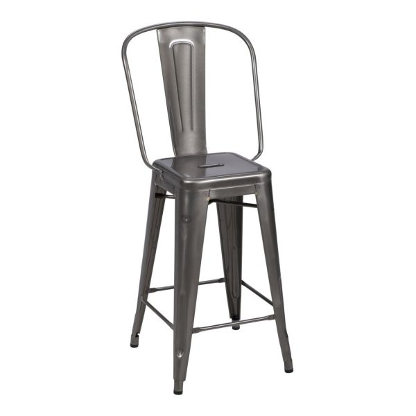 Counter Stool - High Backrest - Outdoor Online Hot Sale