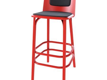 Split Barstool - Upholstered - Ash Pigment Frame Online