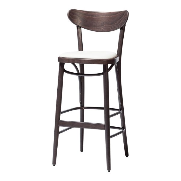 Banana Barstool 131 - Seat Upholstered - Beech Frame on Sale