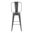 Bar Stool - High Backrest - Outdoor For Discount