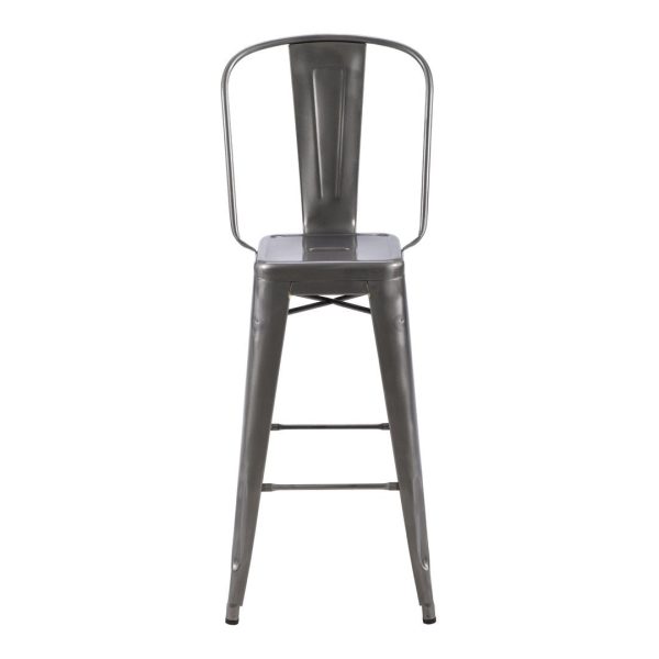 Bar Stool - High Backrest - Outdoor For Discount