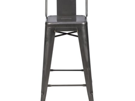 HPD65 Stool - Small Backrest - Indoor Supply