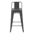 Small Backrest Stool - Outdoor Supply