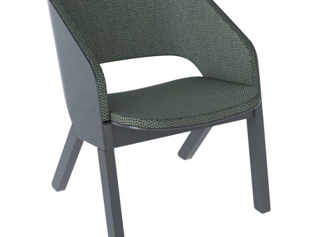 Merano Lounge Armchair - Upholstered - Oak Pigment Frame Online Sale