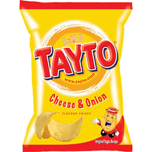 Tayto Cheese & Onion Crisps x 6 For Cheap