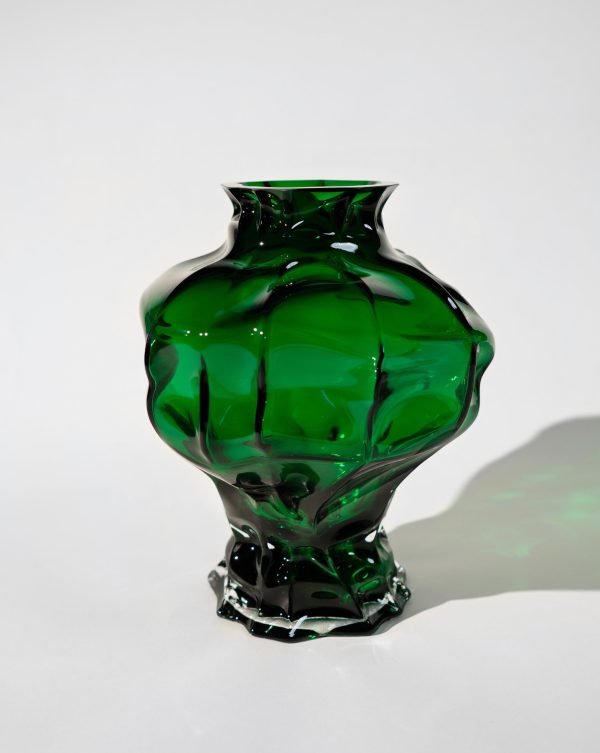 Ammonit Vase - Green Hot on Sale