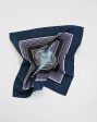 Awena no. 04 Scarf - Navy Light Blue   Discontinued Design Sale