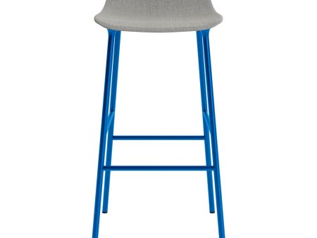 Form Bar Stool - Metal Legs - Upholstered For Cheap