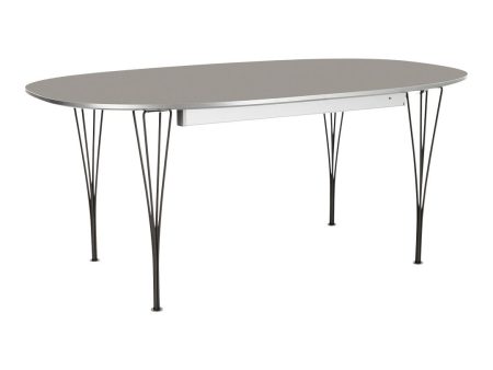 Super-Elliptical Extension Dining Table on Sale