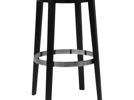 Punton Bar Counter Stool w  Black Metal Ring Online now