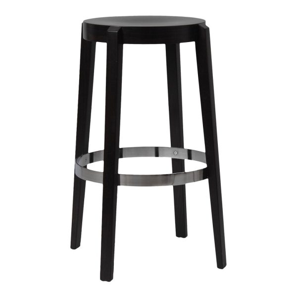 Punton Bar Counter Stool w  Black Metal Ring Online now