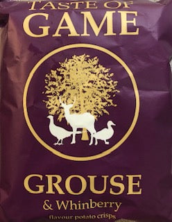 Just Crisps Taste of Game Grouse & Whinberry Flavour Potato Chips 40g- Vegan Sale