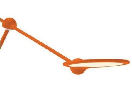 Trapeze LED Floor Lamp - Orange For Sale