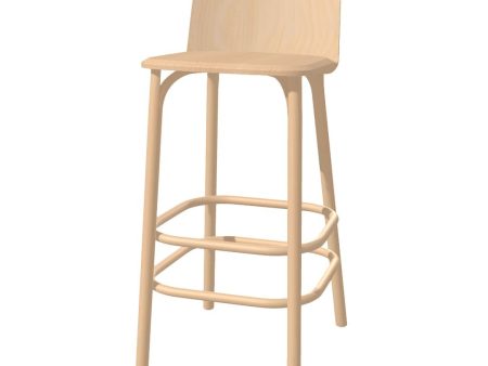 Split Bar Counter Stool - Beech Frame Discount