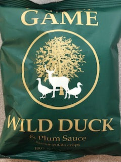 Just Crisps Taste of Game Wild Duck & Plum Sauce flavour 40g VEGAN For Discount