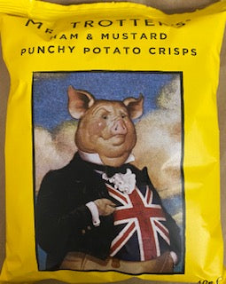 Mr Trotters Ham & Mustard Potato Crisps potato chips 40g Online now