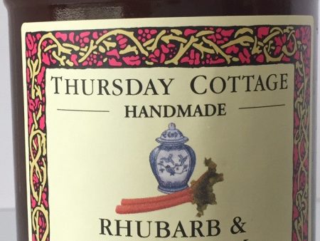 Thursday Cottage Rhubarb and Ginger Preserve 340g For Cheap