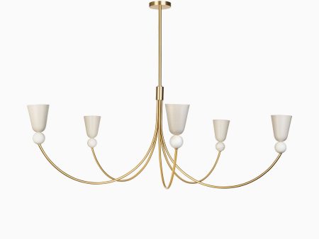 Grayson 5 Arm Chandelier For Cheap