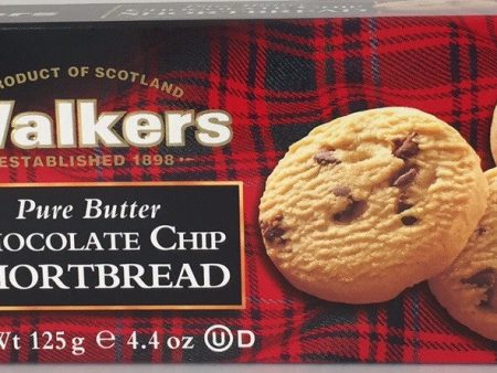 Walkers Shortbread Chocolate Chip 4.4oz box #1149 Online Sale