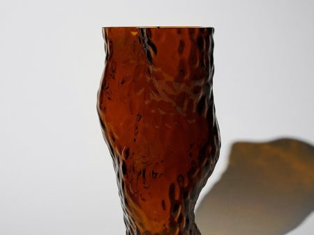 Ostrea Rock Glass Vase - Rust Sale