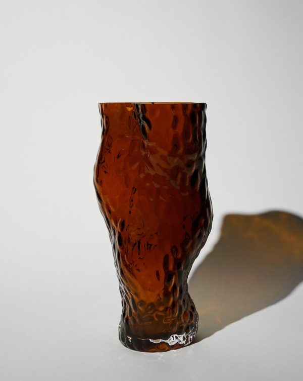 Ostrea Rock Glass Vase - Rust Sale