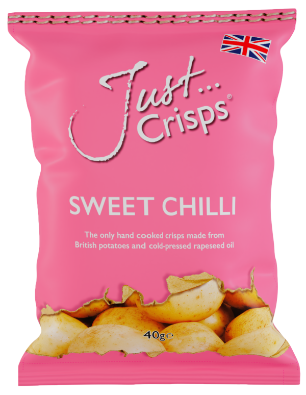 Just Crisps Sweet Chilli Crisps - Potato Chip 40g Supply