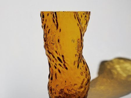 Ostrea Rock Glass Vase - Amber Cheap