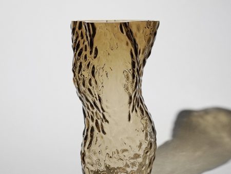 Ostrea Rock Glass Vase - Smoke Cheap